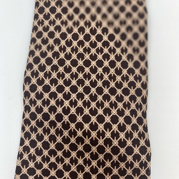 Paco Rabanne Brown Patterned Tie - Picture 3 of 5